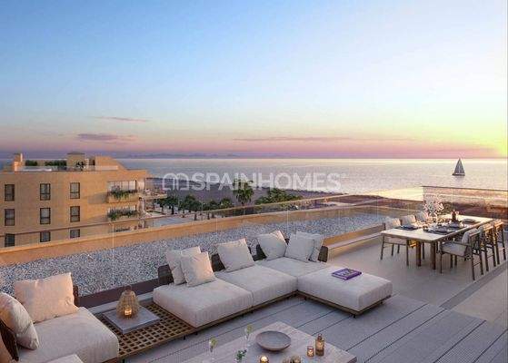 Beachfront Flats with Community Pool in Cubelles Barcelona