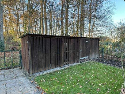 Holzschuppen