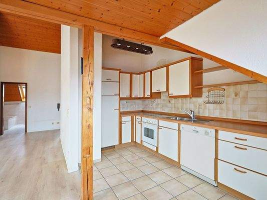 Offene und helle Küchenzeile