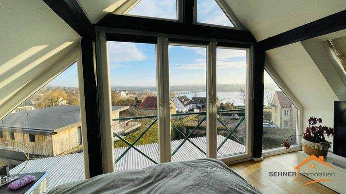 Blick aus dem Elternschlafzimmer