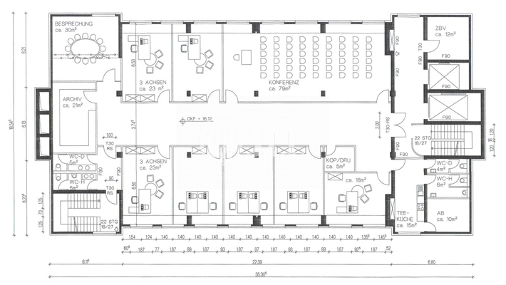 Grundriss 4. Obergeschoss