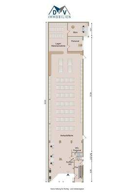 Grundriss Ladenfläche