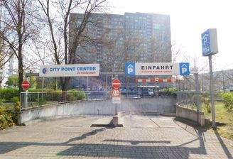 Zufahrt zum Parkhaus