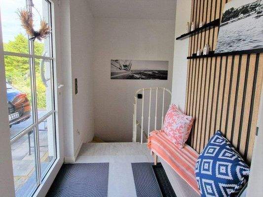 Zugang zur Souterrainwohnung 