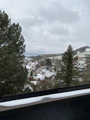 Blick vom Balkon