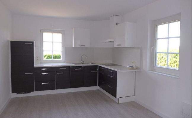 Küche mit Einbauküche