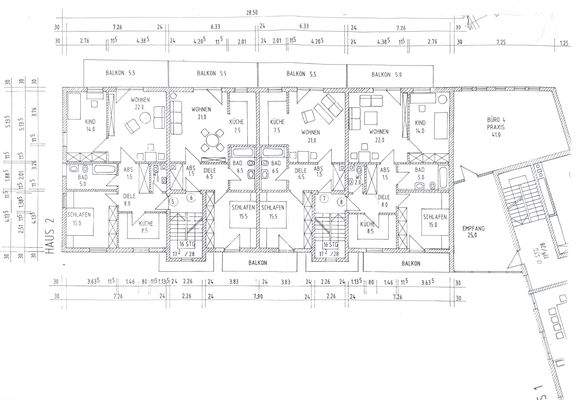 Haus 2/2a Grundriss 1.OG