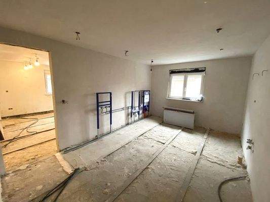 Obergeschoss: geplantes zweites Tageslichtbad