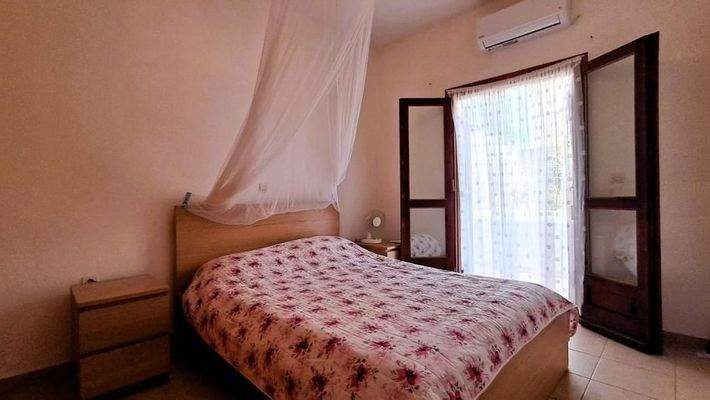 Kreta, Vamos: Einstöckige Villa mit zwei Schlafzimmern, Gemeinschaftspool und privatem Garten