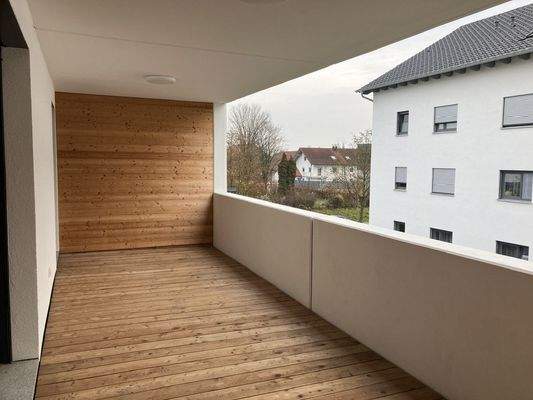 Balkon mit viel Platz