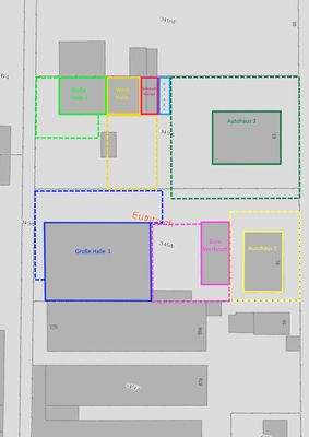 Aufteilung vermietete Flächen