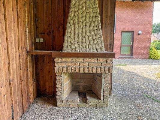 Kamin Gartenhütte