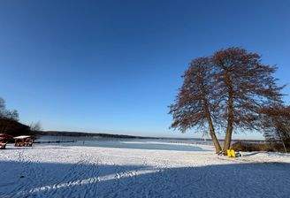 Winterlicher Badestrand!