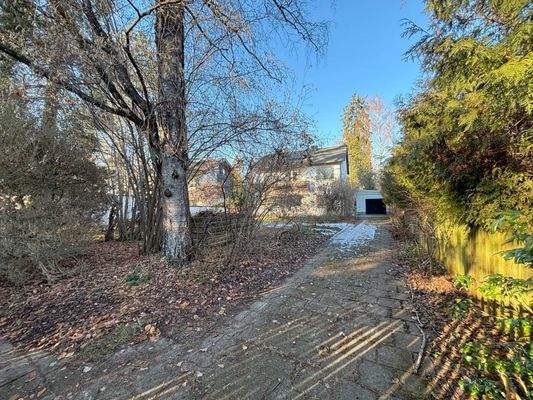 Blick von der Einfahrt