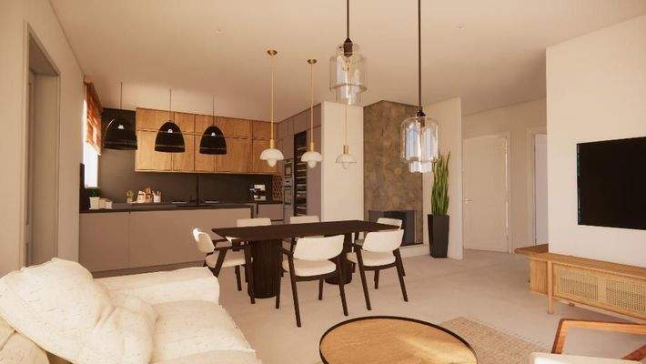 Kreta - 8-Villen- Projekt in Kirianna bei Rethymno: Freistehende Villa