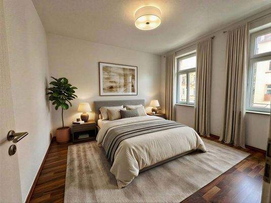 Schlafzimmer (KI-unterstützt)