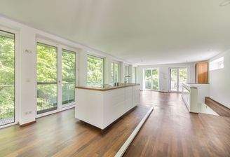 Wohn-Essebereich mit Kochinsel