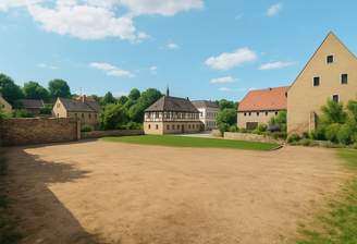 Grundstück planiert als Grafik