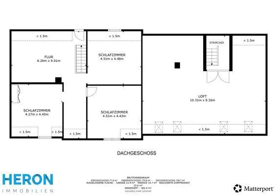 Grundriss Dachgeschoss