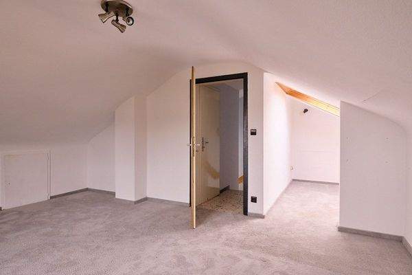 Blick in das Dachgeschoss