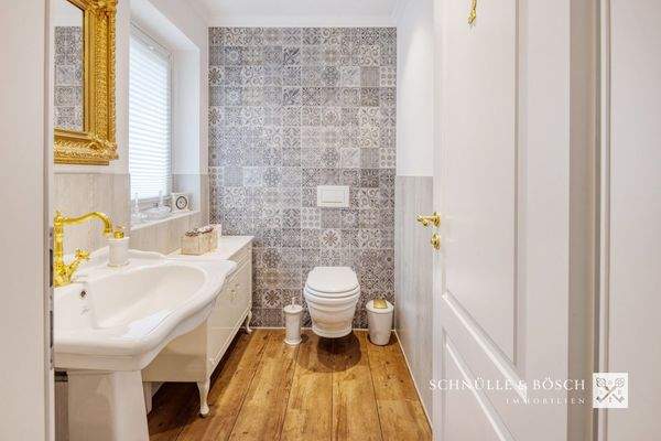 Das WC für Gäste und Besucher