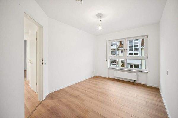 Blick in das Schlafzimmer