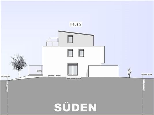 Ansicht Süden Haus 2