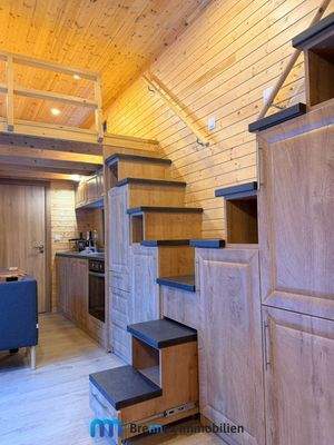 Treppen zum Schalfbereich