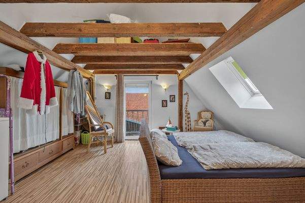 Schlazimmer Dachgeschoss