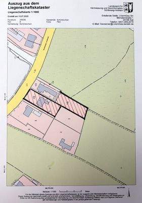Auszug aus dem Liegenschaftskataster