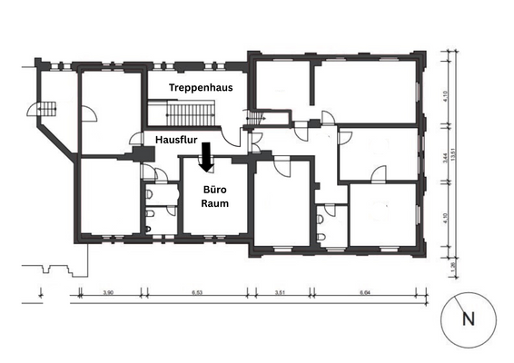 Grundriss Büro 207