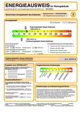 Energieausweis gültig  bis 07.08.2028