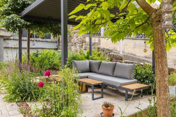 Sitzbereich im Garten