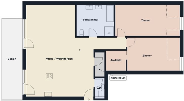Grundriss ohne Maßangabe