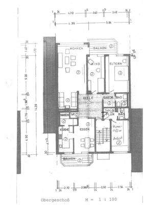 Grundriss 1. Obergeschoss