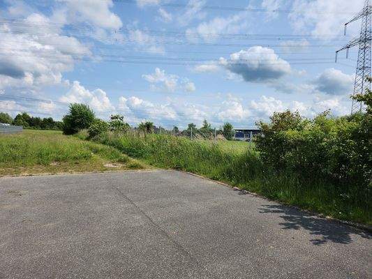 Ende Sackgasse am Grundstück