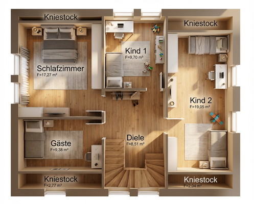 Grundriss Obergeschoss