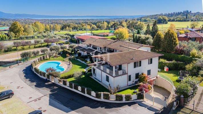 Luftaufnahme der Wohnanlage