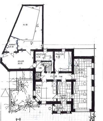 Grundriss Untergeschoss