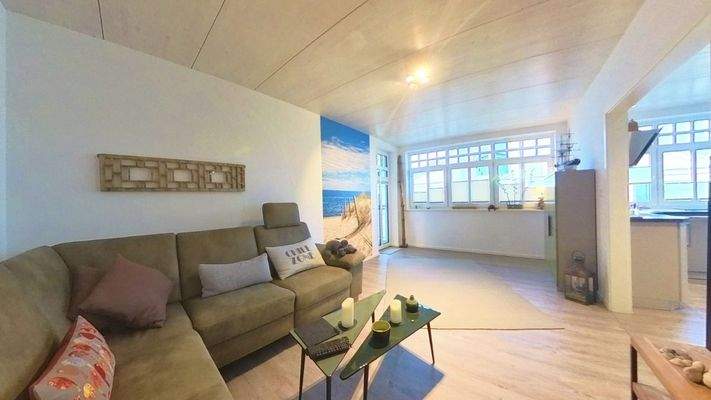 Der perfekte Ort zum Wohlfühlen – offenes Wohnzimmer