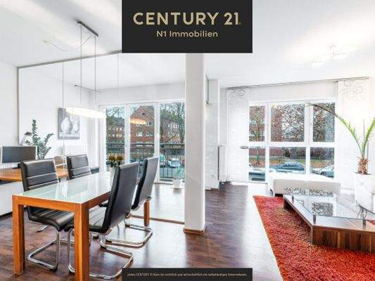 Blick zum Wohnbereich