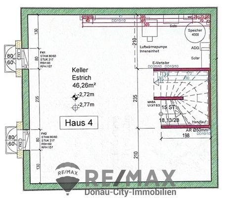 Grundriss Keller