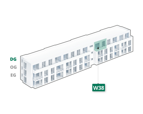 W38 Lage der Wohnung