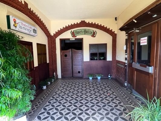 Eingang Eventlocation