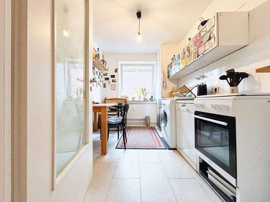 Die großzügige Küche