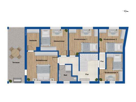 Grundriss Obergeschoss