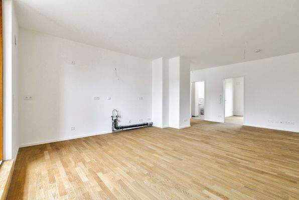 Platz für die offene Wohnküche