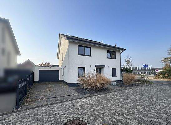 Vorgarten Garagenseite