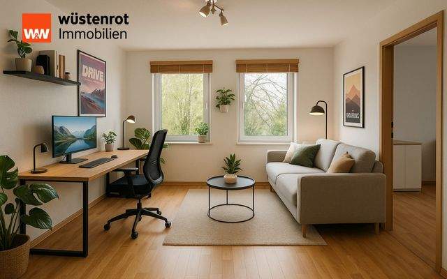 W3 Büro Gästezimmer (Homestaging Einrichtung)