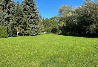 Blick auf das Grundstück